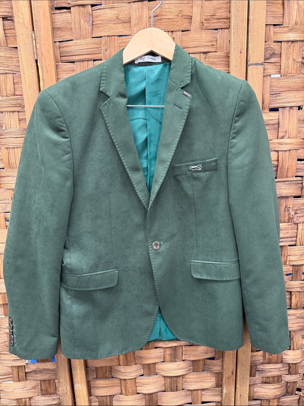 Vintage Men's Green Blazer - Classic Tailored Jacket